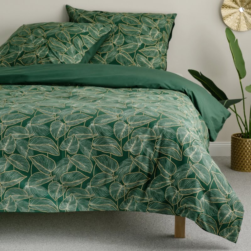 JUNGLES HOUSSE DE COUETTE 2x TAIES D’OREILLER OEKO-TEX® 100% COTTON 160x200cm