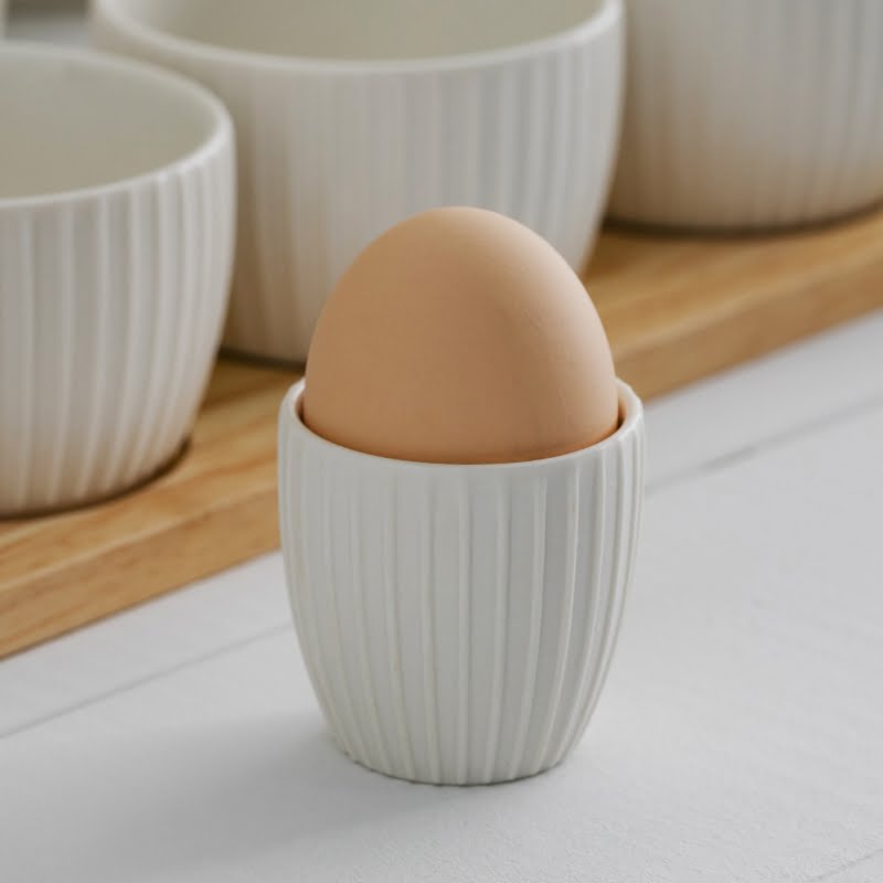 LINIOSO COQUETIER PORCELAINE VITRIFIEE