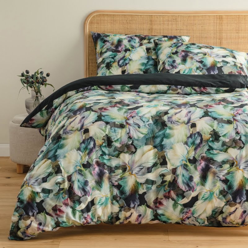 DETARA HOUSSE DE COUETTE 2x TAIES D’OREILLER OEKO-TEX® COTON SATINE 140x200cm