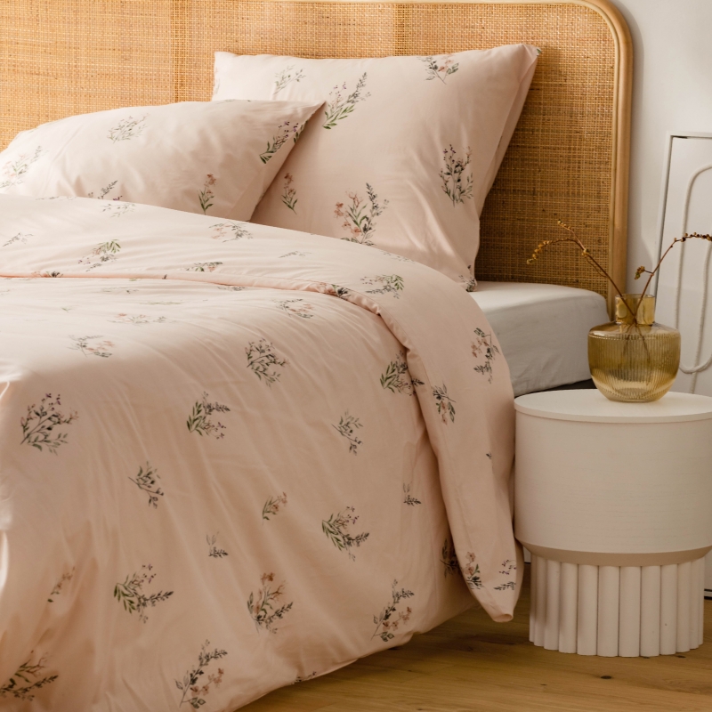 ESTEVA HOUSSE DE COUETTE 2x TAIES D’OREILLER OEKO-TEX® 160x200cm