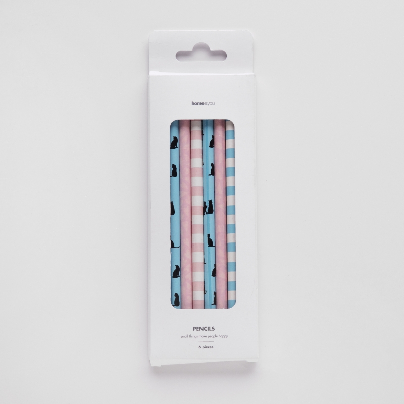 PURRFECT CRAYON A PAPIER 6pcs