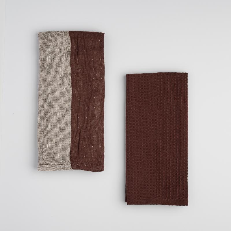 DUENOS ENEMBLE SERVIETTE DE TABLE 2pcs 45x65cm