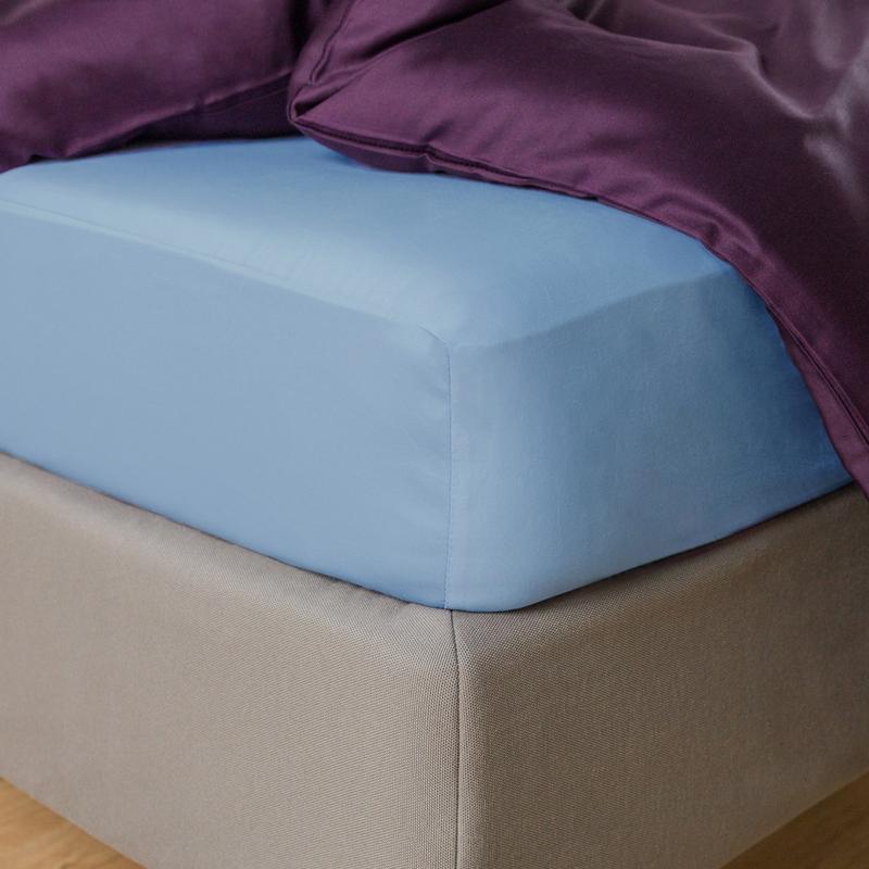SATINETTE HOUSSE DE MATELAS 160x200cm OEKO-TEX® 100% COTTON SATINE