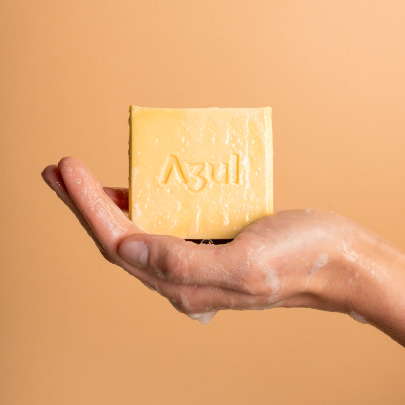 Azemmur - Savon SAF à l'huile d'olive pour peaux sensibles (100g)