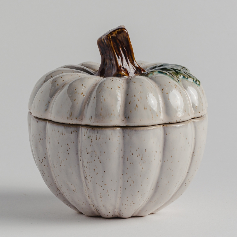 PUMPKINI RECIPIENT GRES dia: 14 H: 15 [cm], V: 500 [ml]