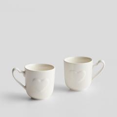 INIMO ENSEMBLE DE MUGS PORCELAINE 2pcs 80cl