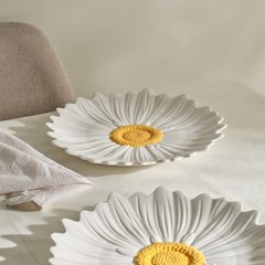 DAISIES ASSIETTE PORCELAINE
