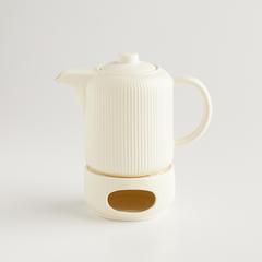 LINERSIS CAFETIERE/THEIERE AVEC CHAUFFE PORCELAINE 1000ml